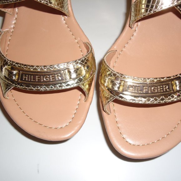 Gold Cork Wedge Sandal - Picture 11 of 16